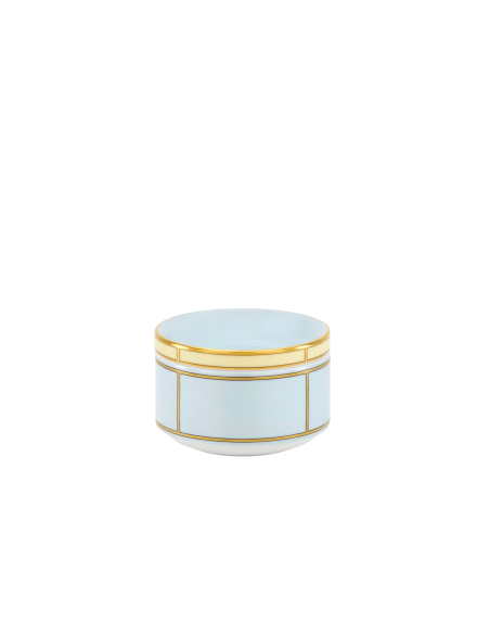 Ginori 1735 Diva light blue sugar bowl with lid