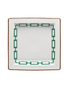 Ginori 1735 Catene change tray emerald green 24.5