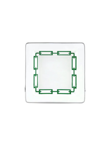 Ginori 1735 Catene square change tray emerald...