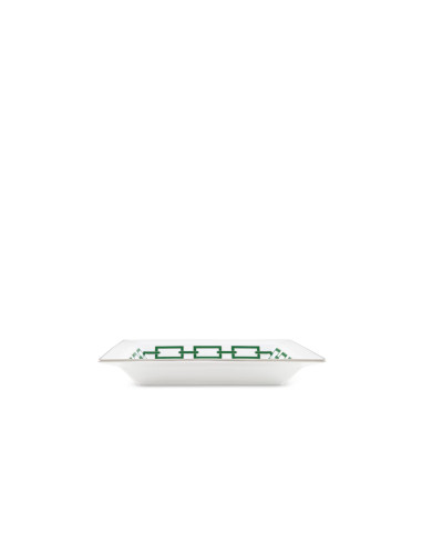 Ginori 1735 Catene change tray emerald green 24.5
