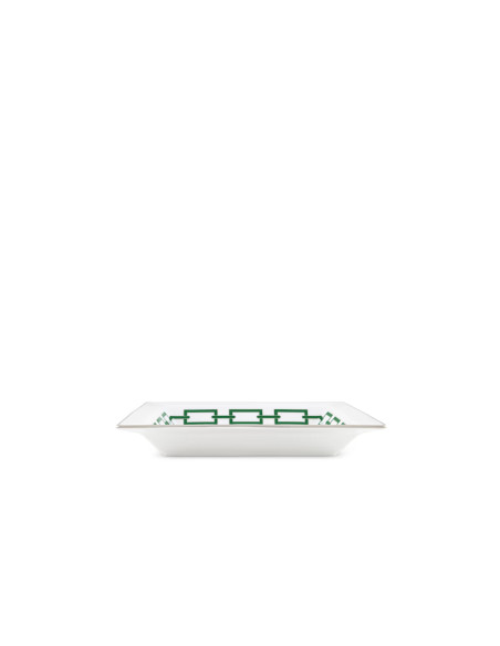 Ginori 1735 Catene change tray emerald green 24.5