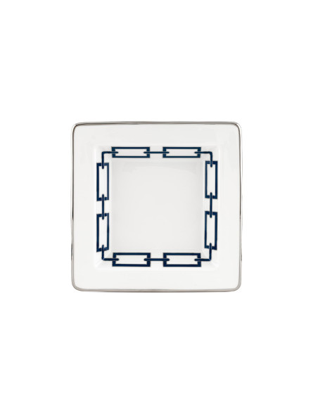 Ginori 1735 Catene square change tray sapphire