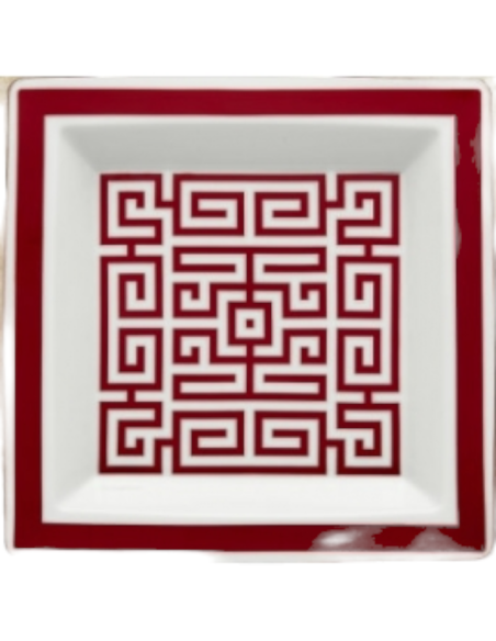 Ginori 1735 Labirinto change tray red 24.5