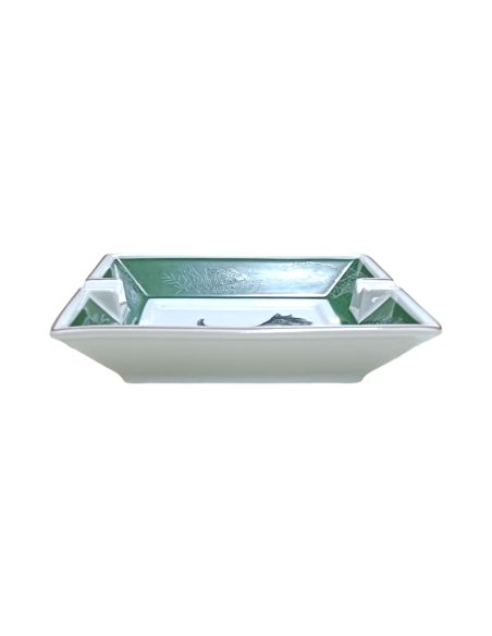 Hermès Scottish Terrier Green ashtray