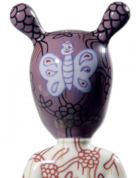 Lladró The Guest by Gary Baseman Sculpture. Small Model. Numbered Edition